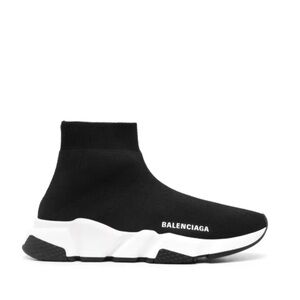 Balenciaga Black Knit Sneakers